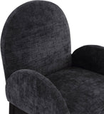 Waldorf Dining Chair - Elegant Chenille Armchair with Solid Ash Wood Frame for Stylish Dining Spaces