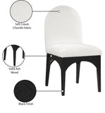 Waldorf Dining Chair - Elegant Chenille Armchair with Solid Ash Wood Frame for Stylish Dining Spaces