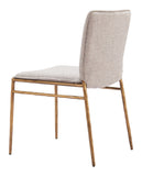 Nordvest Dining Chair Beige & Gold