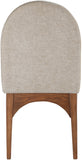 Waldorf Dining Arm Chair – Elegant Chenille Fabric with Solid Ash Wood, Perfect for Stylish Dining