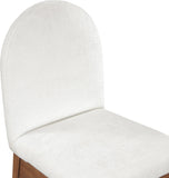 Waldorf Dining Arm Chair – Elegant Chenille Fabric with Solid Ash Wood, Perfect for Stylish Dining