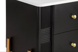 HERIN Modern Nightstand with 2 Storage Drawer