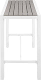 Nizuc Outdoor Patio Aluminum Bar Table - Stylish Contemporary Design for Entertaining Spaces