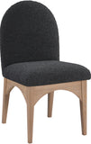 Waldorf Elegant Boucle Fabric Dining Arm Chair - Luxurious Comfort with Solid Ash Wood Frame