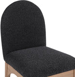 Waldorf Elegant Boucle Fabric Dining Arm Chair - Luxurious Comfort with Solid Ash Wood Frame
