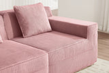 MARTHA 117" 3-Seater Sofa with 2 Ottomans