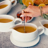 Kook Ceramic Gravy Boat & Saucer for Thanksgiving
