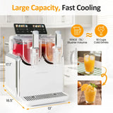 Dual-Tank Slushie Maker with Rapid Chill Technology & 5 Mode