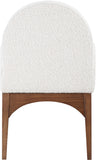 Waldorf Elegant Boucle Fabric Dining Arm Chair with Solid Ash Wood Frame for Stylish Comfort