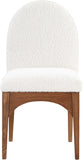 Waldorf Elegant Boucle Fabric Dining Arm Chair with Solid Ash Wood Frame for Stylish Comfort