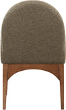 Waldorf Elegant Boucle Fabric Dining Arm Chair with Solid Ash Wood Frame for Stylish Comfort