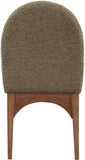 Waldorf Elegant Boucle Fabric Dining Arm Chair with Solid Ash Wood Frame for Stylish Comfort