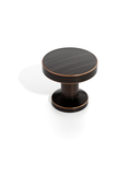 DESIGN3835 Brushed Brass Solid Cabinet Knobs – Sleek Design, Easy to Install, Built to Last