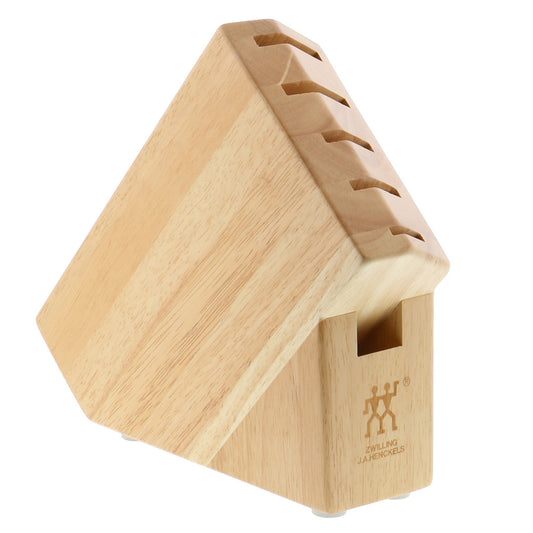 ZWILLING Pro Rubberwood Studio 6-slot Knife Block