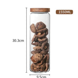 Glass Kitchen Storage Jar Food Container