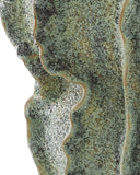 Sunken Boat Swirl Green Vase