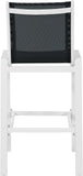 Nizuc Contemporary Outdoor Patio Barstools - Durable Aluminum Frame with Waterproof Mesh Design