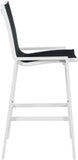 Nizuc Contemporary Outdoor Patio Barstools - Durable Aluminum Frame with Waterproof Mesh Design