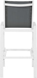 Nizuc Contemporary Outdoor Patio Barstools - Durable Aluminum Frame with Waterproof Mesh Design