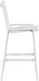 Nizuc Contemporary Outdoor Patio Barstools - Durable Aluminum Frame with Waterproof Mesh Design