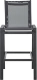 Nizuc Contemporary Outdoor Patio Barstools - Durable Aluminum Frame with Waterproof Mesh Design