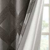 Ogee (Max Blackout) Window Curtain, Grey