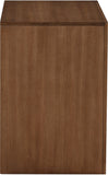 August Nightstand - Elegant Mid Century Design with Push-to-Open Drawer for Stylish Bedroom Storage