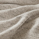 Nuetual Ivory Modern Polyester Chenille Comforter Set