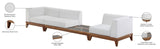 Rio Outdoor Modular Sofa with Sturdy Acacia Wood Frame and Waterproof Cushions for Stylish Relaxation
