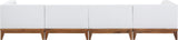 Rio Outdoor Modular Sofa with Sturdy Acacia Wood Frame and Waterproof Cushions for Stylish Relaxation
