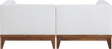 Rio Outdoor Modular Sofa with Sturdy Acacia Wood Frame and Waterproof Cushions for Stylish Relaxation