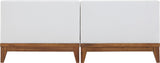 Rio Outdoor Modular Sofa with Sturdy Acacia Wood Frame and Waterproof Cushions for Stylish Relaxation