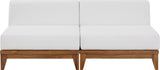 Rio Outdoor Modular Sofa with Sturdy Acacia Wood Frame and Waterproof Cushions for Stylish Relaxation
