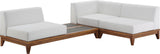 Rio Outdoor Modular Sectional - Stylish Acacia Wood Frame with Waterproof Cushions for Entertaining