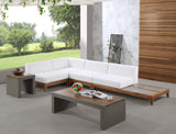 Rio Outdoor Modular Sectional - Stylish Acacia Wood Frame with Waterproof Cushions for Entertaining