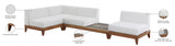 Rio Outdoor Modular Sectional - Stylish Acacia Wood Frame with Waterproof Cushions for Entertaining