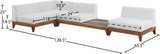 Rio Outdoor Modular Sectional - Stylish Acacia Wood Frame with Waterproof Cushions for Entertaining
