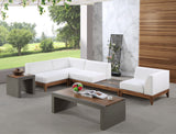 Rio Outdoor Modular Sectional - Stylish Acacia Wood Frame with Waterproof Cushions for Entertaining