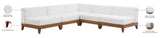 Rio Outdoor Modular Sectional - Stylish Acacia Wood Frame with Waterproof Cushions for Entertaining