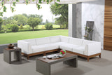 Rio Outdoor Modular Sectional - Stylish Acacia Wood Frame with Waterproof Cushions for Entertaining
