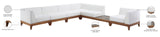 Rio Outdoor Modular Sectional - Stylish Acacia Wood Frame with Waterproof Cushions for Entertaining