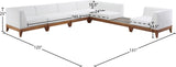 Rio Outdoor Modular Sectional - Stylish Acacia Wood Frame with Waterproof Cushions for Entertaining