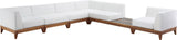 Rio Outdoor Modular Sectional - Stylish Acacia Wood Frame with Waterproof Cushions for Entertaining