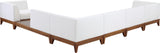 Rio Outdoor Modular Sectional - Stylish Acacia Wood Frame with Waterproof Cushions for Entertaining