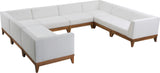Rio Outdoor Modular Sectional - Stylish Acacia Wood Frame with Waterproof Cushions for Entertaining