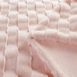 Faux Fur Velvet Throw 50x60", Pink