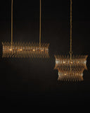 Marquise Medium Gold Chandelier