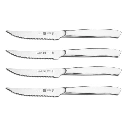 ZWILLING 4-pc Stainless Steel Serrated Mignon Steak Knife Set