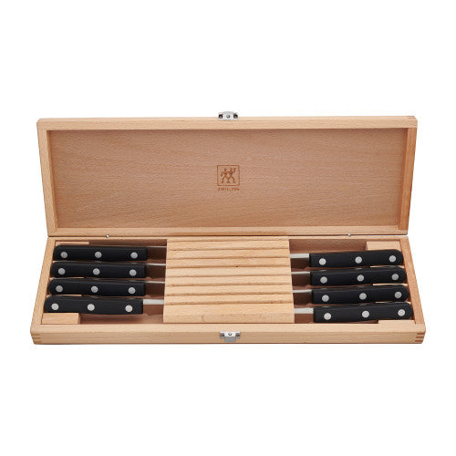 ZWILLING TWIN Gourmet Classic 8-pc Steak Knife Set with Wood Case