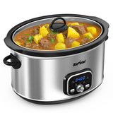 8.5 Quart Programmable Slow Cooker: Multi-Cooker Food Warmer
